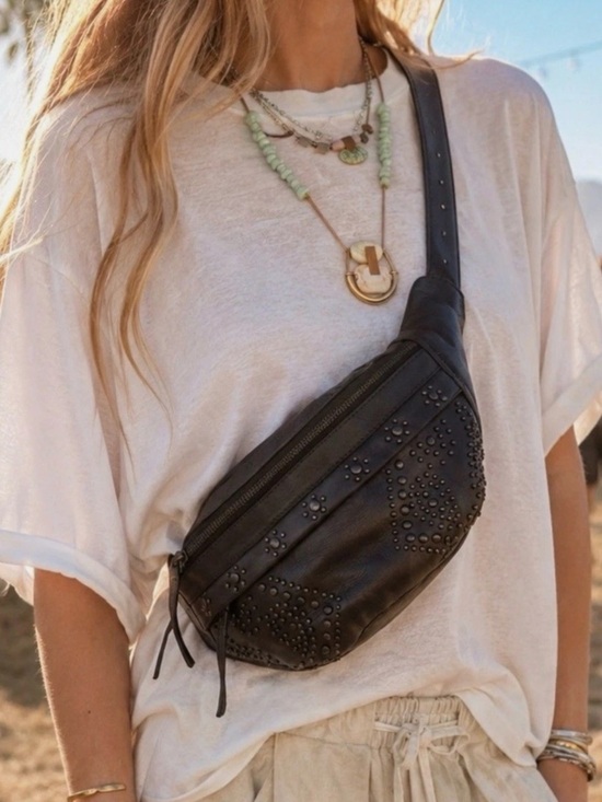 Free People Handbags - 9180. Free people Ana Adorned Sling Bag